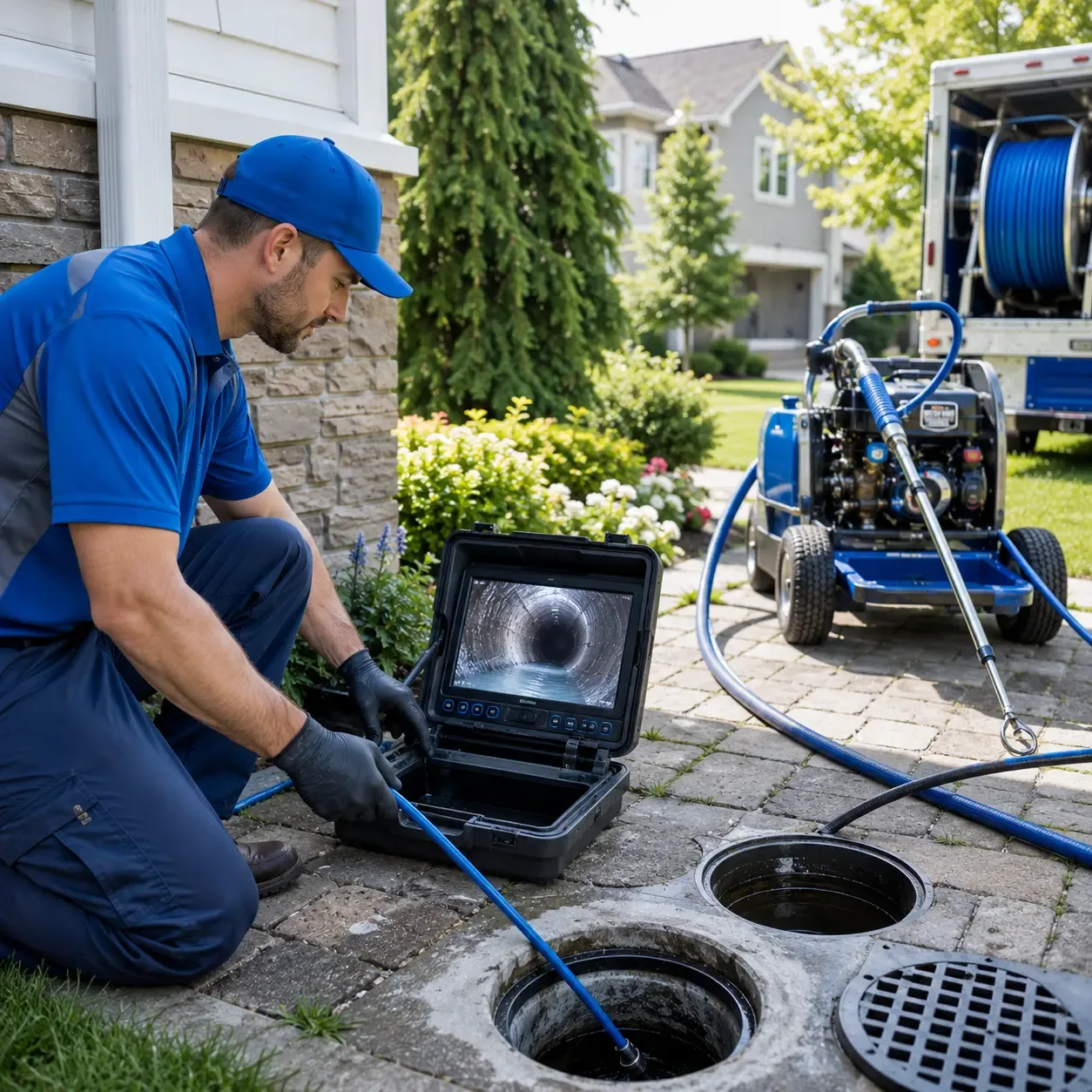 Outdoor drain cleaning professionals serving Urania, LA